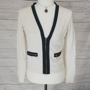 Small Ann taylor zipper cardigan